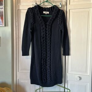 Tibi Steel-Blue mid-length sweater dress Cotton/Silk Blend - Size XS